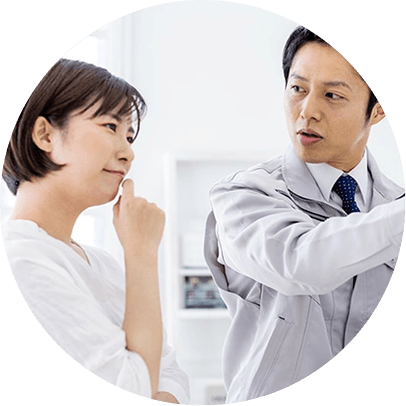 施工前の近隣様への挨拶廻り