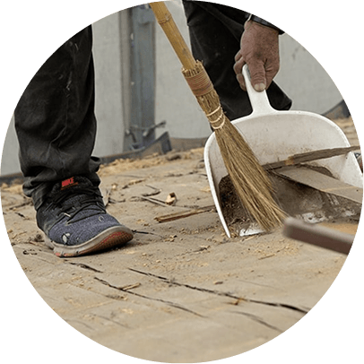 施工前の近隣様への挨拶廻り